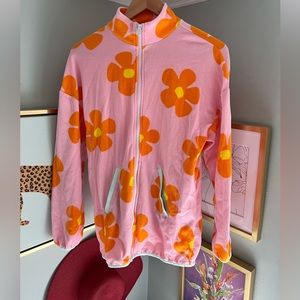 BP floral fleece zip up.